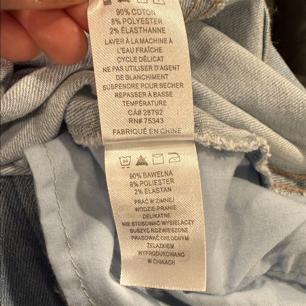 Belle Vere Anthropologie Light Blue Denim Full A-Line Cottagecore Skirt Size L - Picture 7 of 10